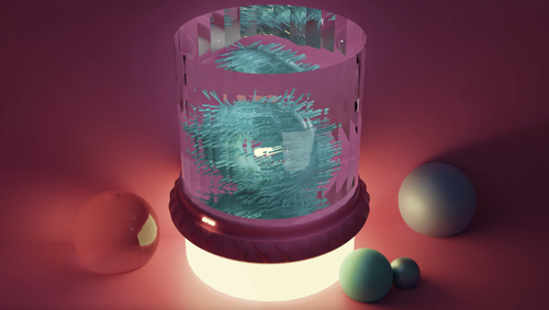 Satisfying Glass Globe Scene preview image